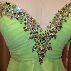 Chartreuse Formal Gown